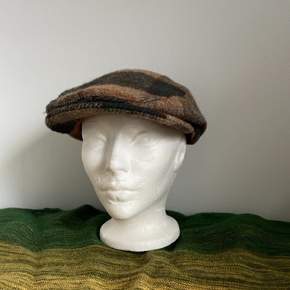 Vintage Newsboy Cap, Stussy Cap, 1950s Headwear